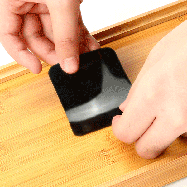 

Honana HN-CH014 Sticky Gel Cell Pad Anti Slip Phone Pads Kitchen Bathroom House Car Holder, Transparent;black