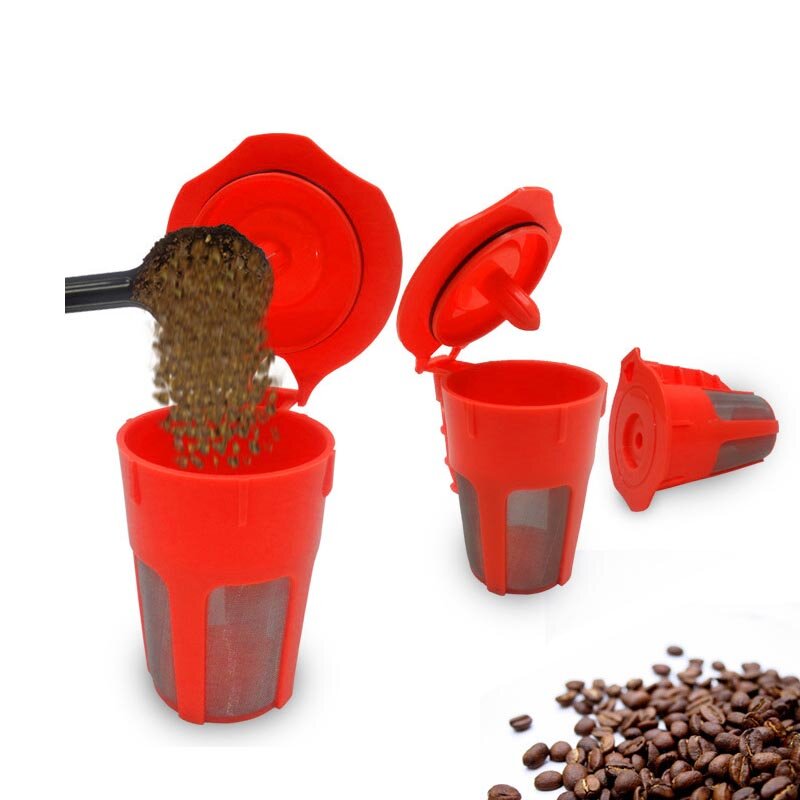 KCASA KC-COFF18 K-Cup Refillable Coffee Capsule Cup Drip Keurig Reusable Refilling Filter For Nespre