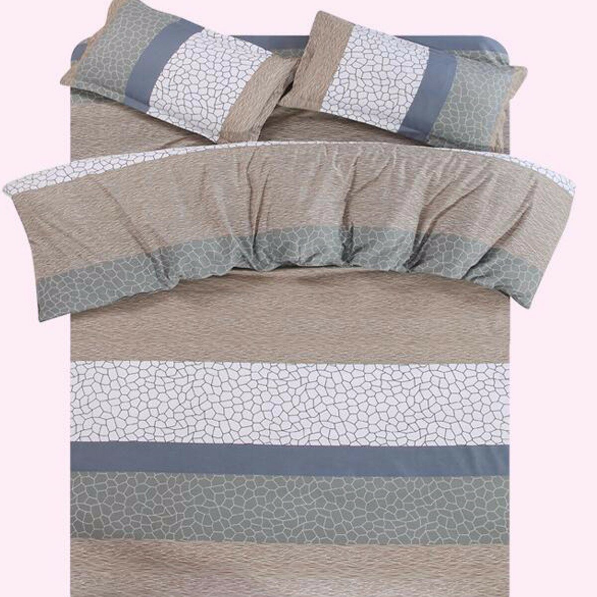 4pcs Elegant Bedding Set Pillowcase Quilt Duvet Cover Flat Sheet Noble Twin Queen Size