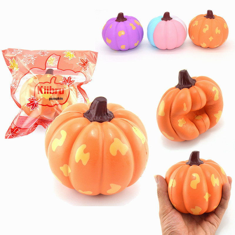 Kiibru Pumpkin Vegetable Squishy Slow Rising With Original Packaging Gift Collection