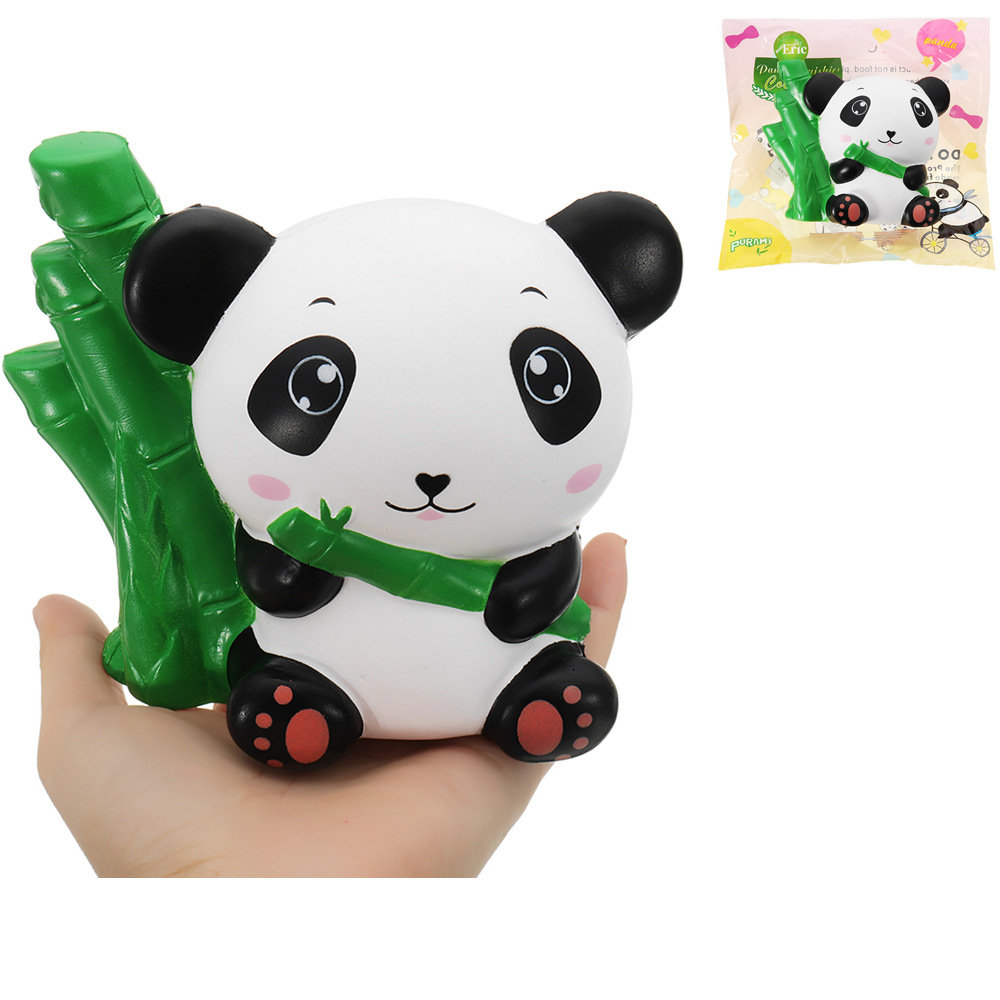 Eric Bamboo Panda Squishy Lento Levantamiento con Colección de Embalaje Regalo de Juguete Suave
