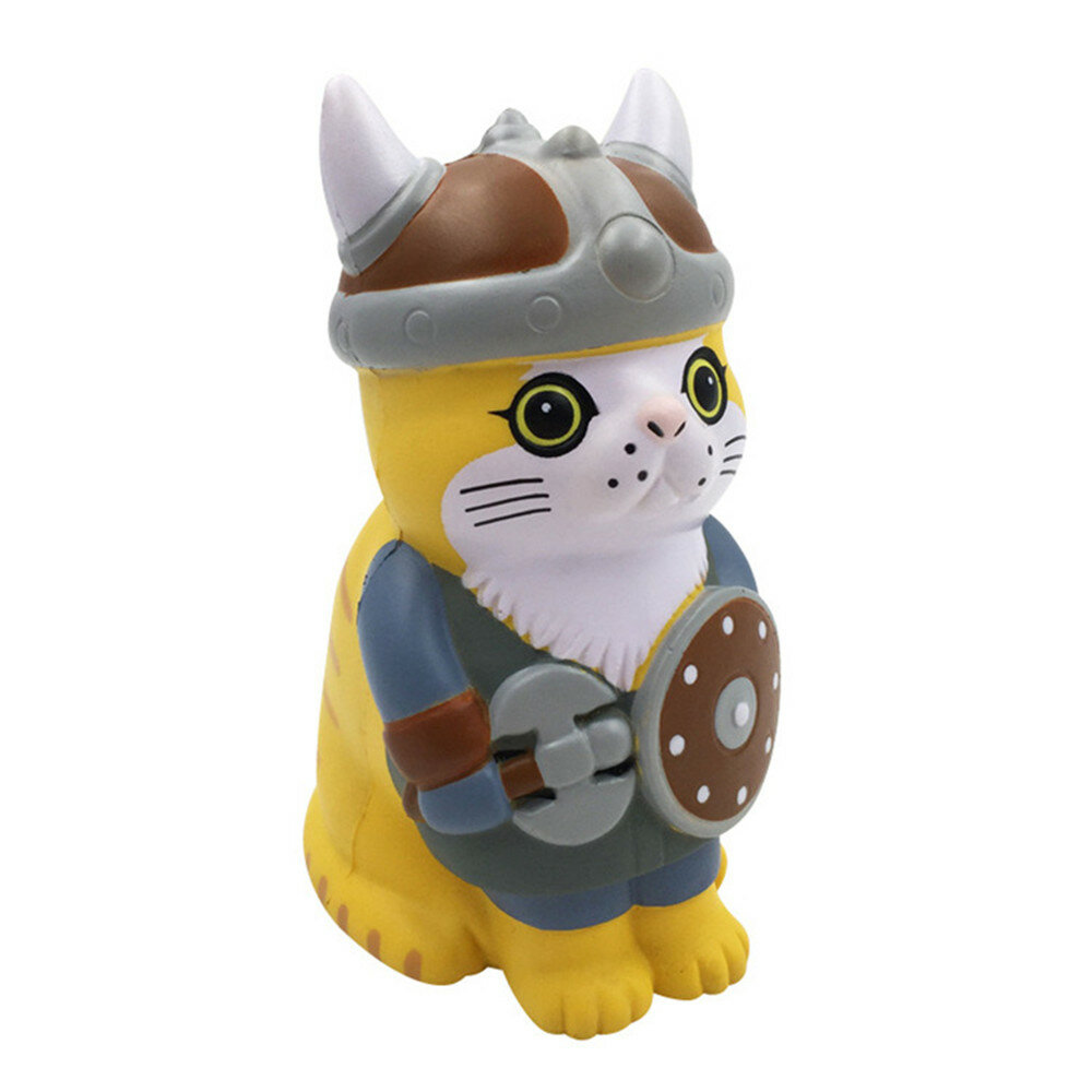 Viking Pirate Cat Squishy With Packaging