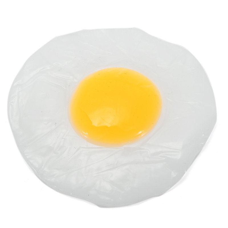 

Squishy Sunny Side Up Egg Squeeze Stretch Prank Gift Fun Decor Toy