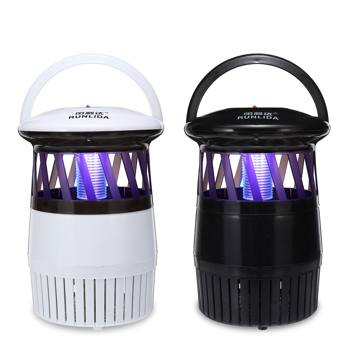 

5V USB Electric Mosquito Dispeller LED Light Killer Insect Fly Bug Zapper Trap Lamp, White;black