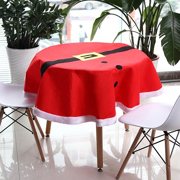 Costume de noël nappe nappe nappe tapis chemin de table nappe couverture de bureau