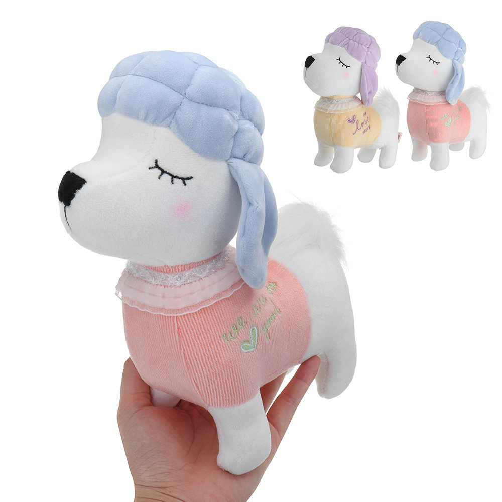 

Poodle Dog Plush Toy Stuffed Cartoon Animal Doll For Baby Kids Birthday Gift, Pink