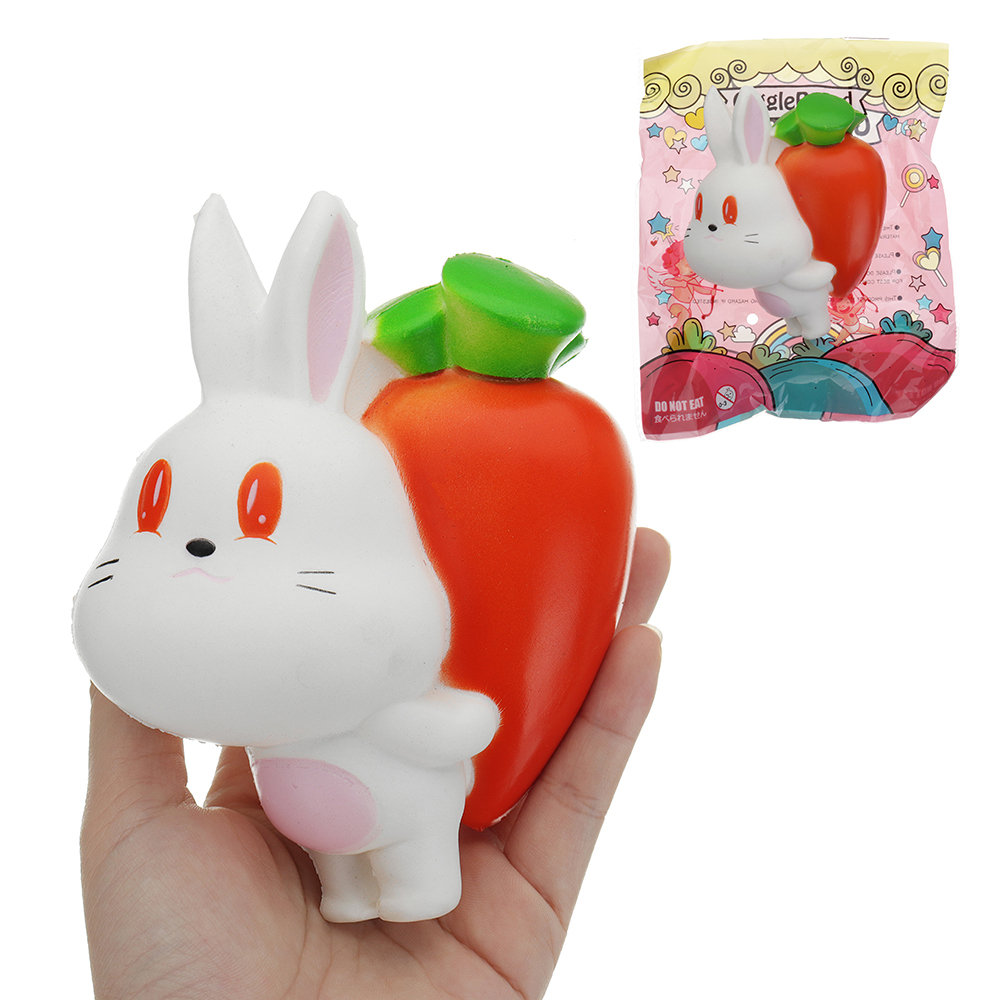 Aumento lento lento del giocattolo squishy del coniglio del ravanello di Kawaii con il regalo d'imballaggio della raccolta