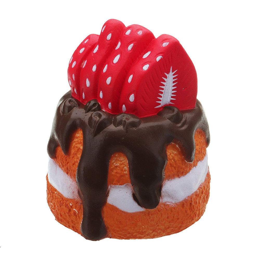 Strawberry Chocolate Cake Squishy Slow Rising Collection Gift Soft Toy