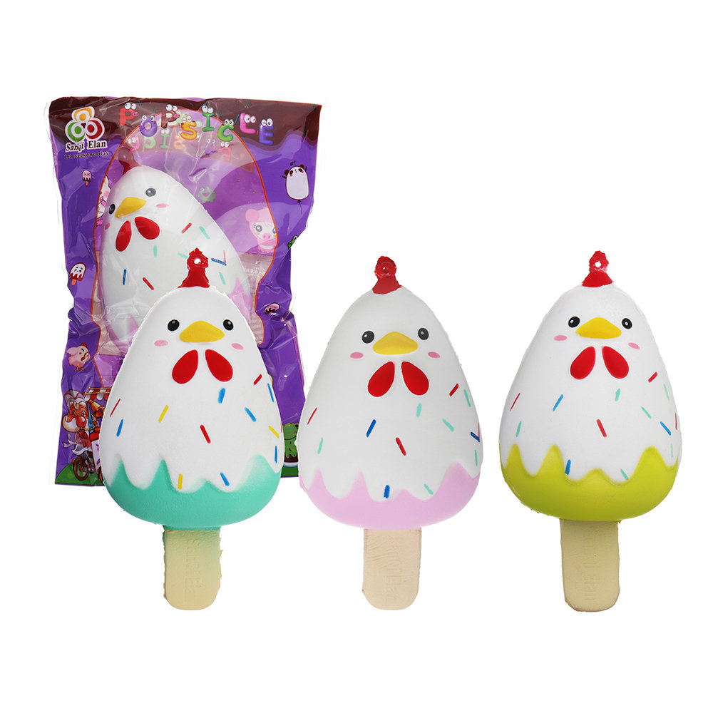 Цыпленок Popsicle Ice-lolly Squishy Slow Rising Soft Игрушка с упаковкой