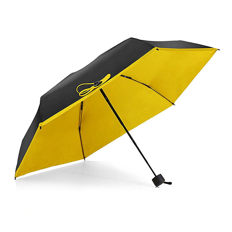 

Honana HN-KU3 Compact Mini Travel Umbrella Light Weight Tiny Waterproof Pocket UV Rain Umbrellas, Blue;pink;yellow;green