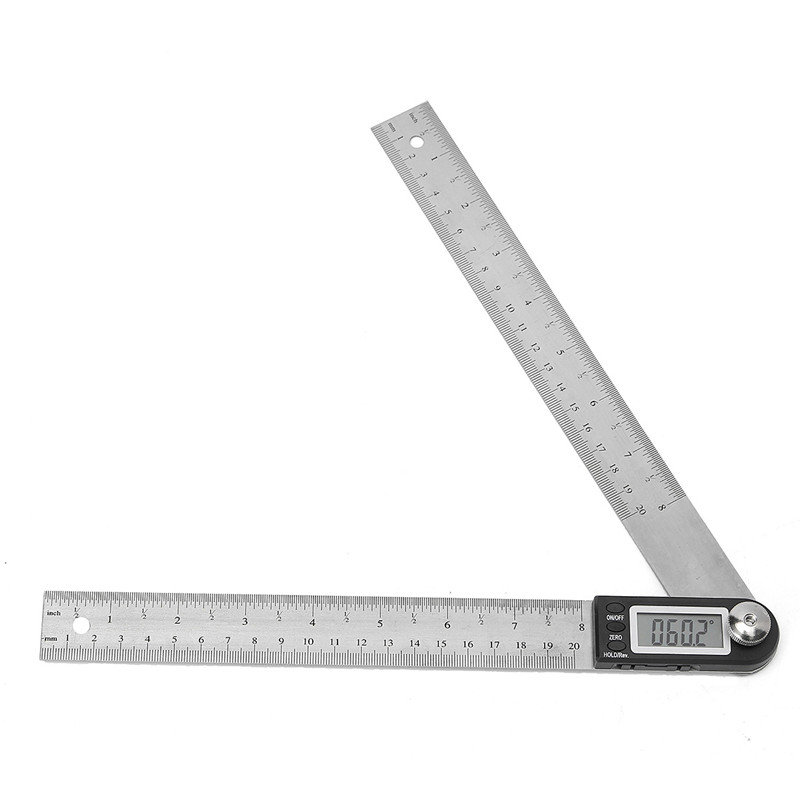 

200MM Stainless Steel Electronic Ruler Scale Angle Calipers Digital Display Ruler