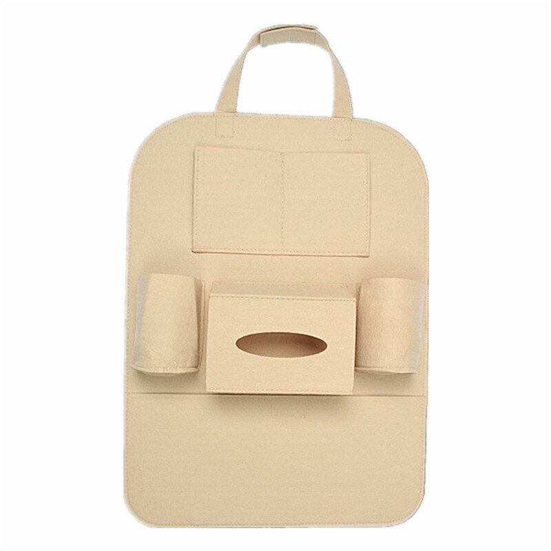 Universal Car Seat Back Pocket Holder Multifution Travel Storage Bag 