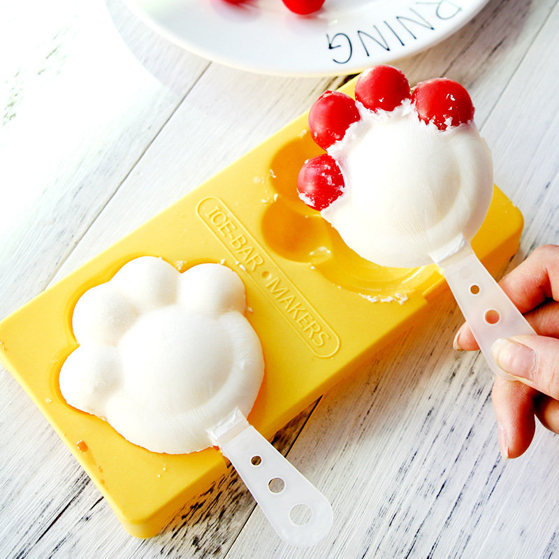

KCASA KC-IM10 Creative Ice Cream Lolly Mold DIY Chocolate Maker Fronzen Ice Tray Claw Strawberry