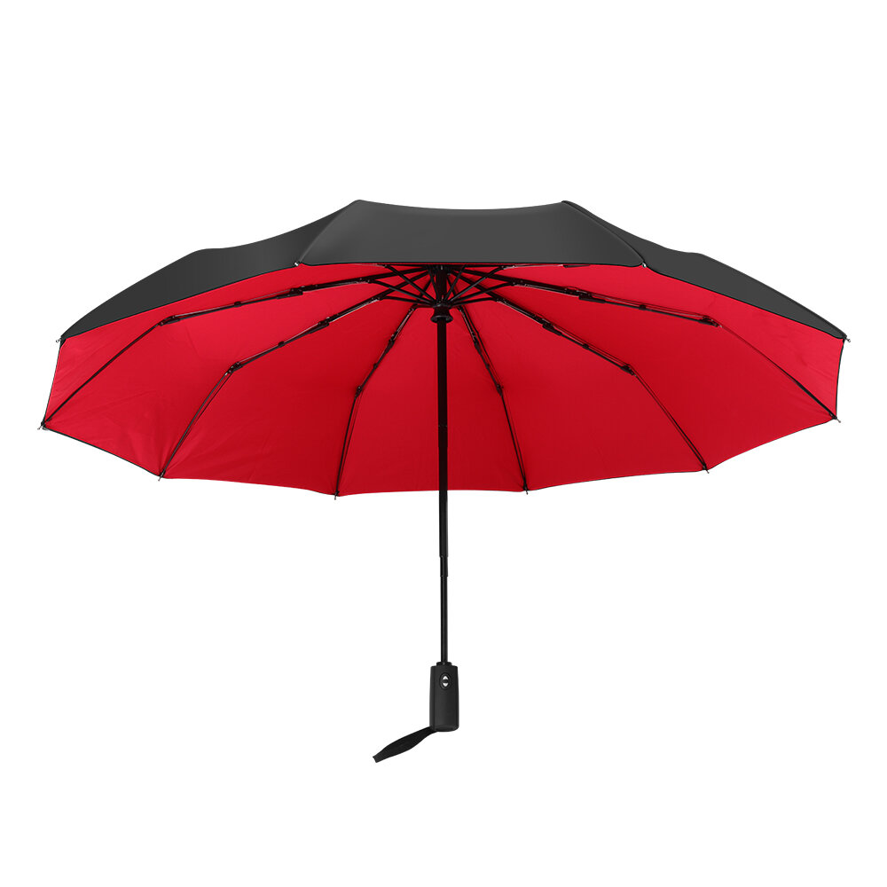 

Xmund XD-HK3 UPF50+ 2-3 People Portable Automatic Umbrella Camping Three Folding Sunshade, Black;red;navy