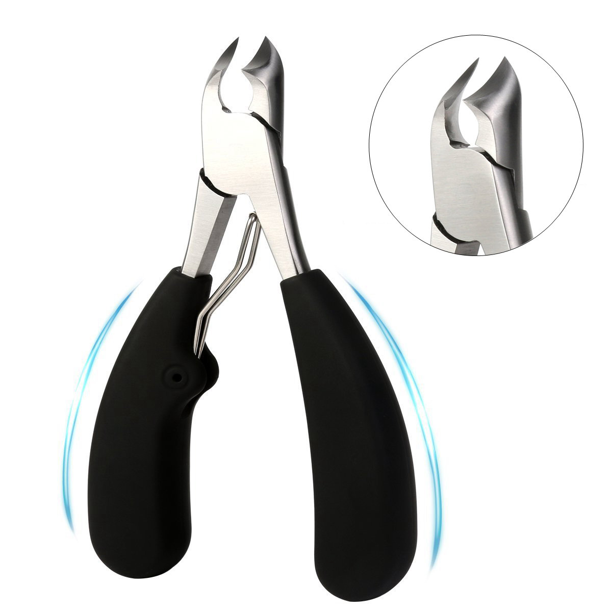 Ingrown Toenails Nipper Fingernails Clipper Precision Cutter Thick Pedicure Stainless Steel Tool