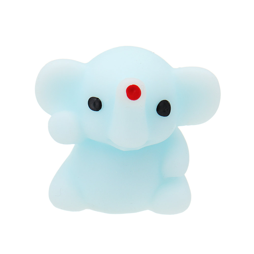 

Blue Small Nose Elephant Squishy Squeeze Kawaii Collection Stress Reliever Gift Decor