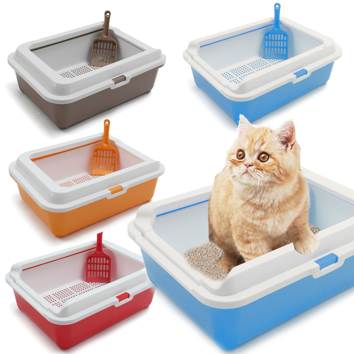 Pet Cat Toilet Tray Cat Pad Indoor Pet Potty Pet Toilet Puppy Pee Training Clean Pee Pad Tray
