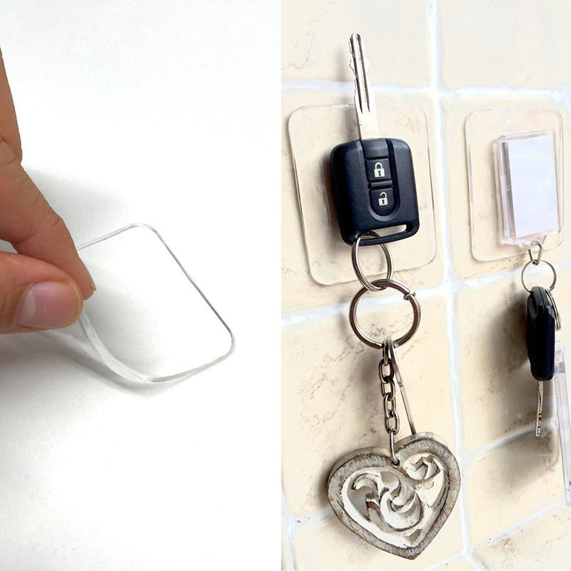 Honana HN-CH014 Sticky Gel Cell Pad Anti Slip Phone Pads Kitchen Bathroom House Car Holder