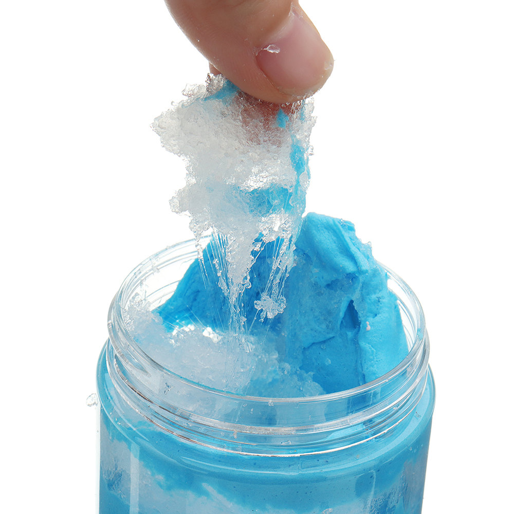 Fofo plasticina argila floco de neve slime diy presente brinquedo apaziguador do esforço