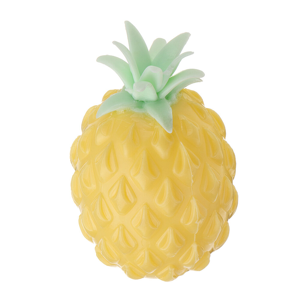 

MultiColor Pineapple Stress Reliever Ball Squeeze Stressball, Light green;blue;yellow