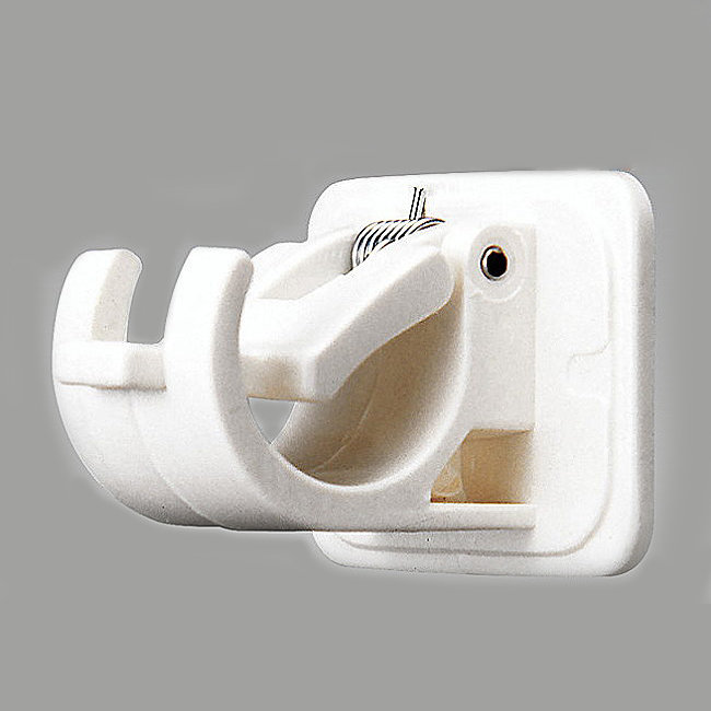 Home Bathroom 2PCS 2kg Payload Suitable for 15 to 22mm Shower Curtain Rod Hook Rails Fixed Hooks