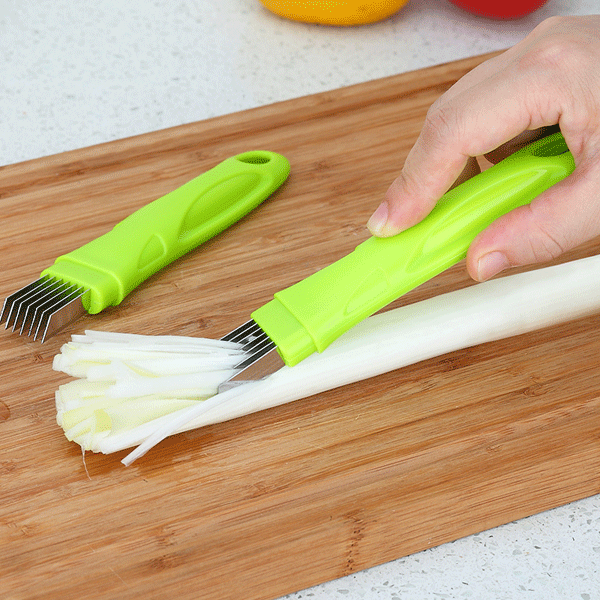 Stainless Steel Green Onion Slicer Shredder Cutter Vegetable Scallion Shred Cut Tool