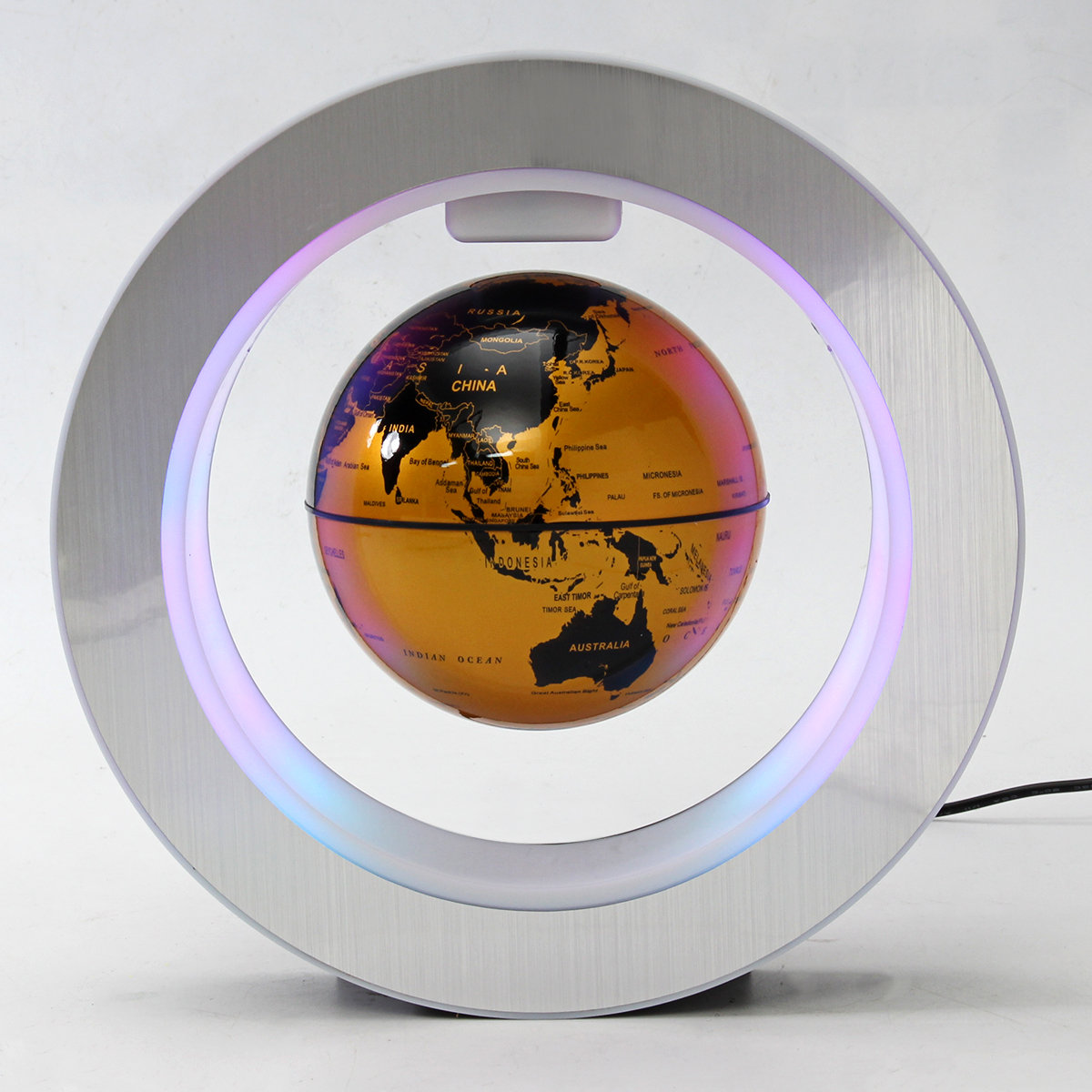Magnetic Levitation Floating Globe Map With LED Light Home Decoration Christmas Gift