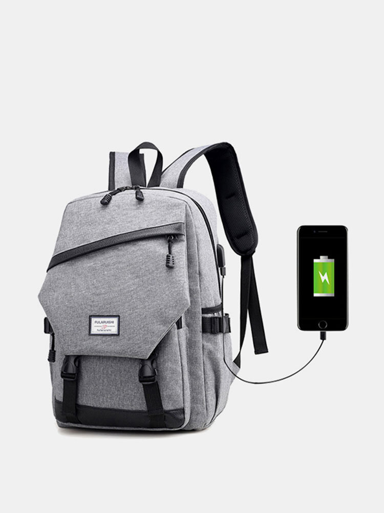 Oxford Large Capacity Travel 16 Inch Laptop Bag Backpack For Men