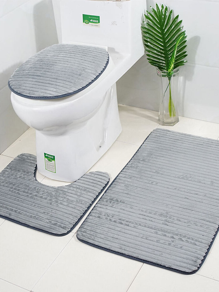Baño inodoro almohadilla absorbente alfombra alfombra antideslizante 