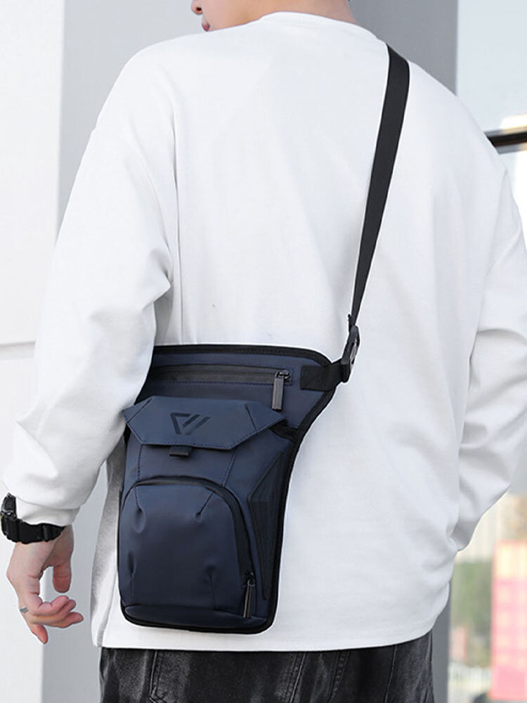 Men Oxfords Cloth Sport Light Weight Belt Bag Convertible Strap Waterproof Fashion Crossbody Bag