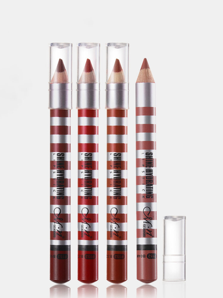 4 Colors Lip Liner Waterproof Long-Lasting Non-Fade Moisturizing Smooth Delicate Lips Liner Pencil