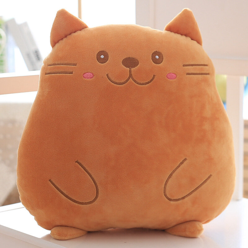 15.7x11.8" Cartoon Cat Plush Hug Pillow Cushion Home Decorative Soft Pillow Toy Child Gift