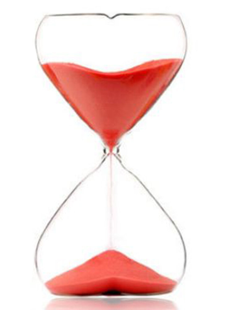 15 Minutes Sandglass Kitchen Timer Heartshape Romantic Hourglass Craft Gift Ornament Home Decor