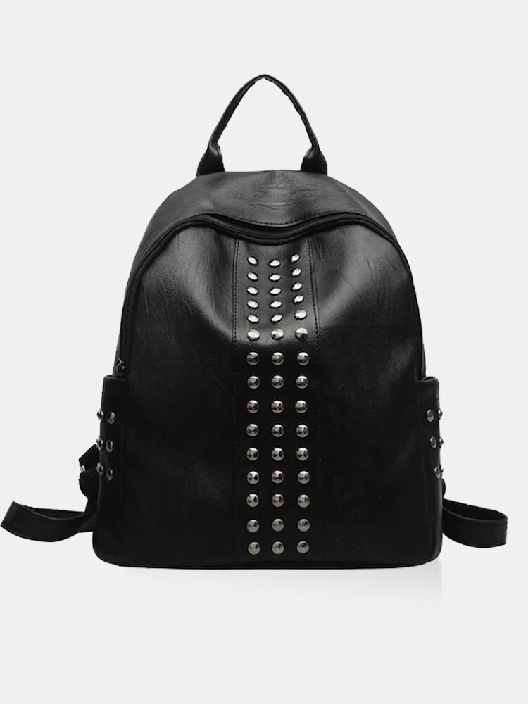 

Women Studded Detail Mini Backpack, Black
