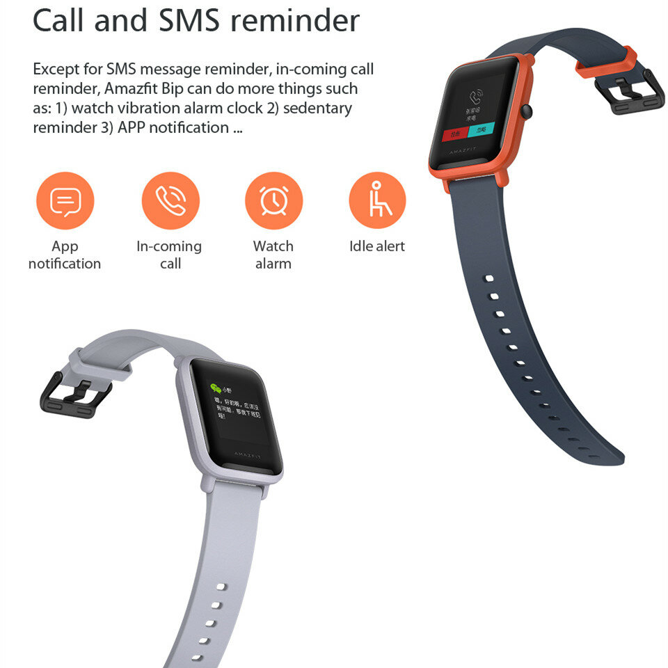 Bip Pace Youth GPS Bluetooth 4.0 Activity Monitor Smart Watch International Version