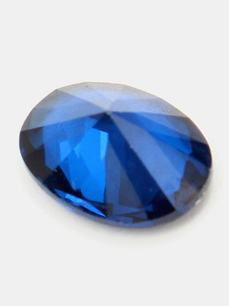 1pc DIY Crystal Oval Natural Untreated Royal Blue Kyanite Crystal