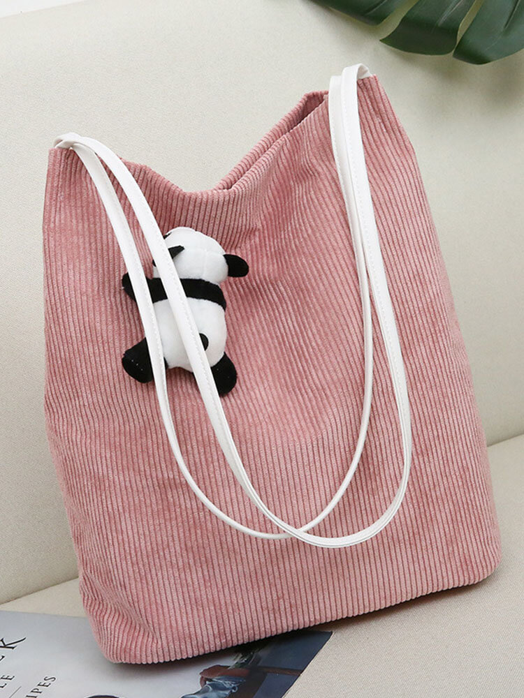 

Preppy Cute Ornaments Corduroy Handbag Comfy Lightweight All-Match Funny Tote, #01;#02;#03;#04;#05;#06;#07;#08;#09;#10;#11;#12