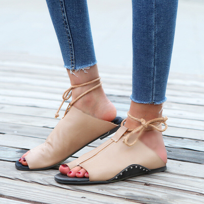 Plus Size Trend Comfortable Vogue Slip On Sandals For Women
