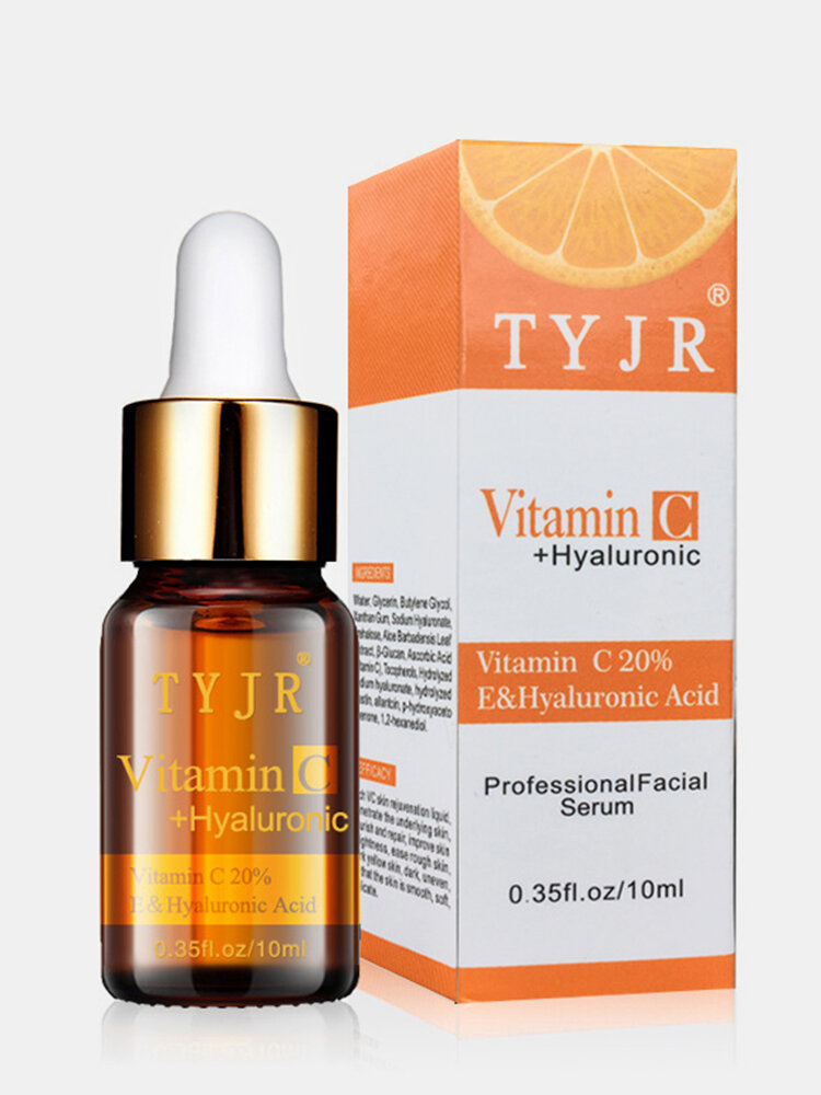Vitamina C Anti-rugas Essence Líquido Ácido Hialurônico Hidratante Soro Anti-Envelhecimento Cuidados com a Pele