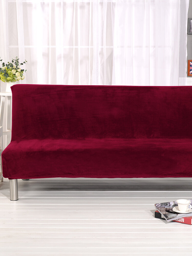 Capa elástica para sofá macio elástica e espessa capa elástica sem apoio de braço Capa dobrável para sofá-cama Capa para sofá