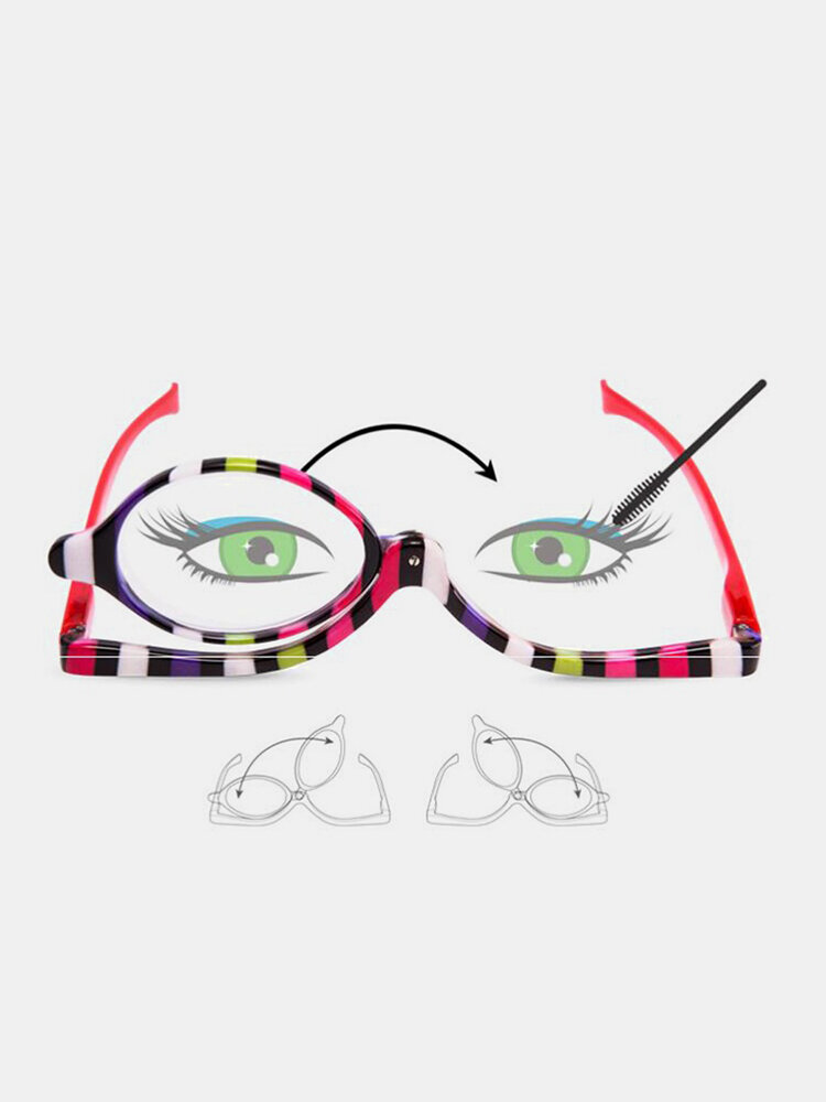Colorful Readers Magnifying Eye Makeup Glasses Folding Cosmetic Womens Reading Glasses