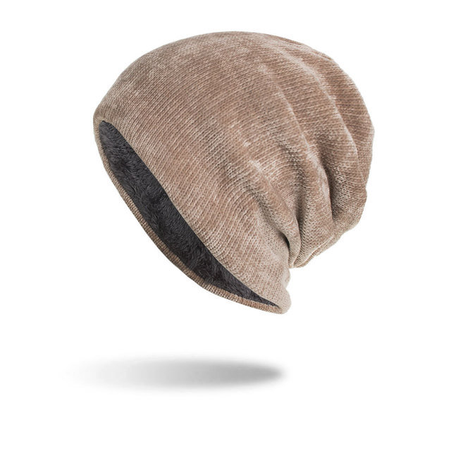Men's Women's Corduroy Caps Knit Hat Beanie Hats