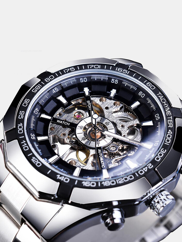 Fashion Men Watch 3ATM Waterproof Luminous Display Mechanical Watch