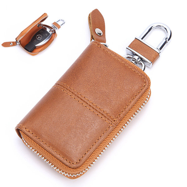 Genuine Leather Car Key Holder Key Bag For Men 