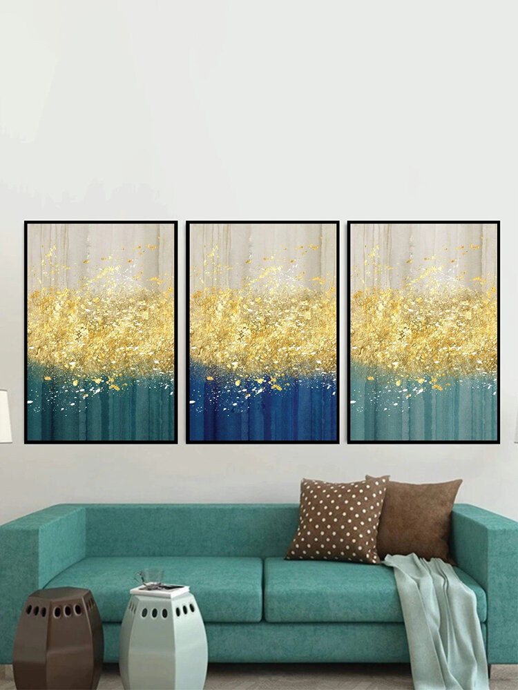 1/3Pcs Abstract Painting Canvas Unframed Wall Art Picture Home Decorate Living Room