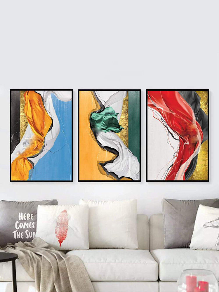 1/3Pcs Colorful Graffiti Painting Pattern Canvas Painting Unframed Wall Art Canvas Living Room Home Decor