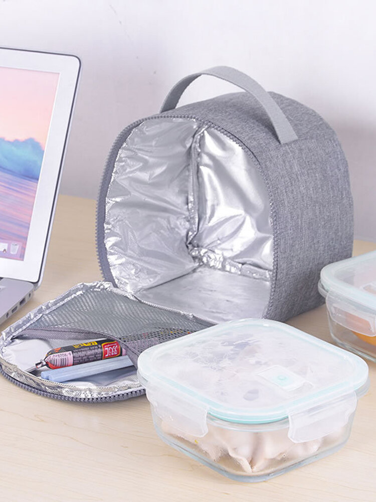 Ölsichere Lunch-Einkaufstasche Kühler Isolierter Reißverschluss Aufbewahrungsbehälter Lunchbox