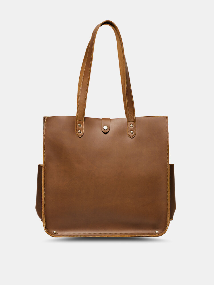 Women Faux Leather Vintage Multifunction Large Capacity Tote Handbag Laptop Bag Crossbody Bags