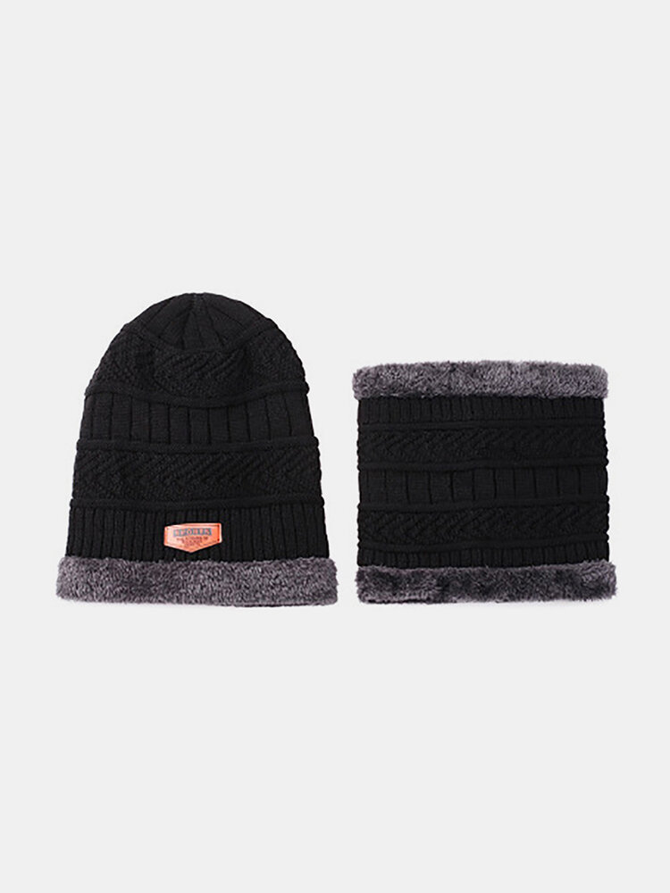 Men Wool Plus Velvet Thick Winter Keep Warm Neck Protection Windproof Knitted Hat
