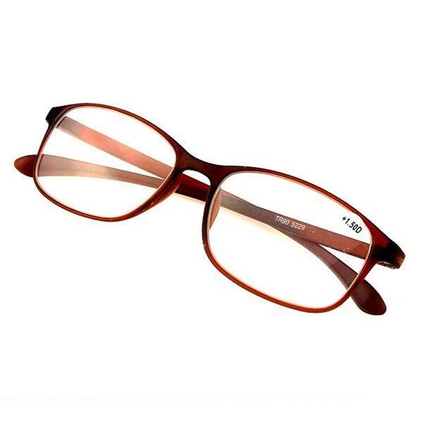 

Men Women Flexible Ultra Light TR90 Frame Reading Glasses Eyewear Presbyopic Glasses, Black;brown